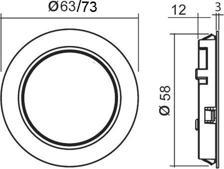 Productafbeelding L&S LED inbouwarmatuurset Emotion Moonlight 12 V (495 lm)