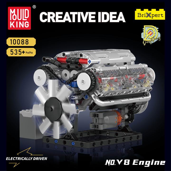 Image du produit Mould King Moteur 8 cylindres en V