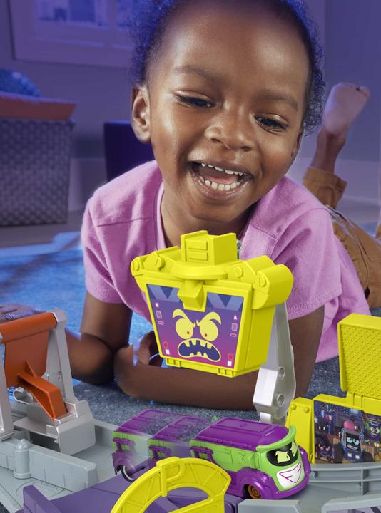 Actual product image Fisher-Price DC Batwheels toy car playset Legion of Zoom