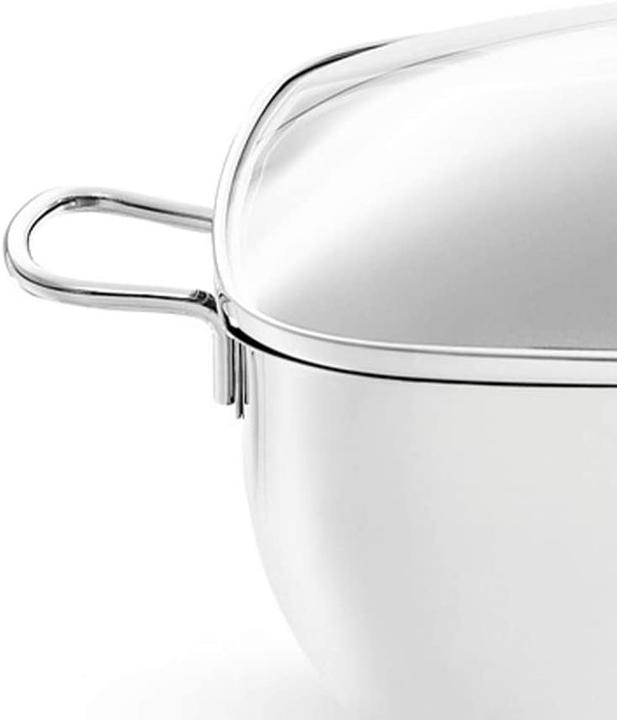 Produktbild Fissler Secural® Bräter 28cm eckig mit Glas (21.50 cm, Bräter + Schmortopf, Edelstahl)
