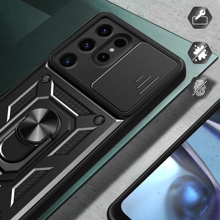 Produktbild Hurtel Hybrid Armor Camshield Case (Samsung Galaxy S24 Ultra)