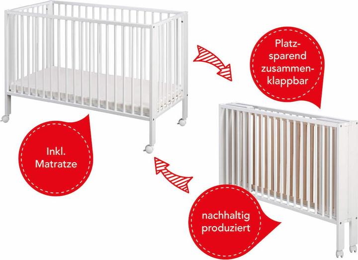 Produktbild Tissi Faltbett (60 x 120 cm)