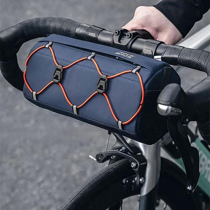 Immagine prodotto Rockbros 30110054002 borsa da manubrio per bicicletta 2,2 l - blu (2.20 l, Borsa manubrio)