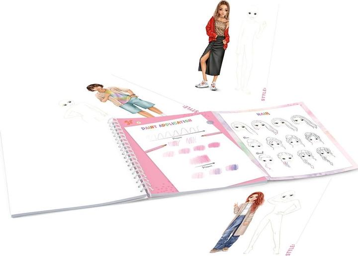 Image du produit Top Model Topmodel - Create Your TOPModel Colouring Book - (413582)