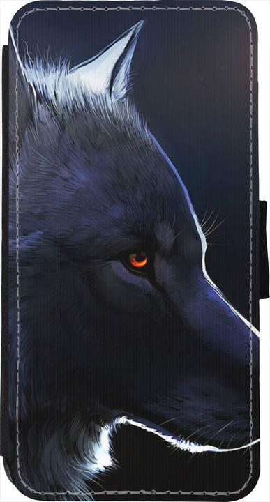 Produktbild PhoneLook Hülle Wallet schwarz Wolf Shape (Apple iPhone 7)