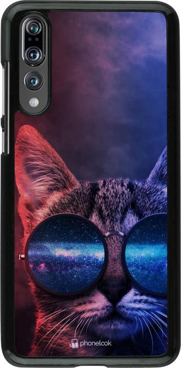Produktbild PhoneLook Hülle Red Blue Cat Glasses (Huawei P20 Pro)