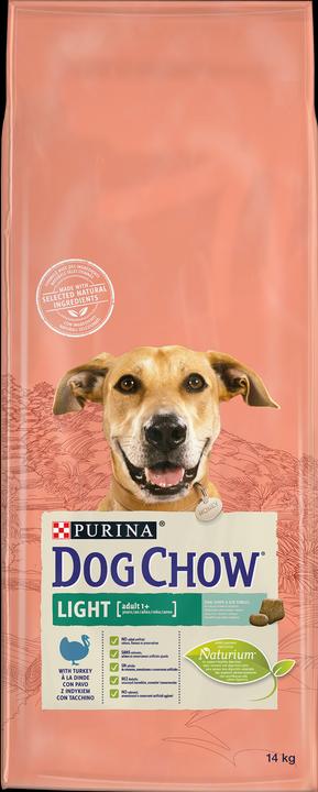 Produktbild Purina DOG CHOW Light with Turkey su kalakutiena 14kg (Adult, 1 Stk., 14000 g)