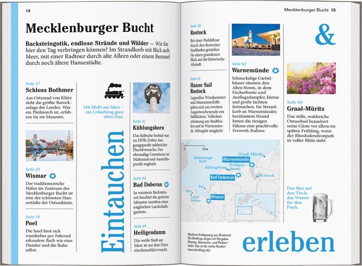 Actual product image Reise-Taschenbuch Reiseführer Ostseeküste Mecklenburg-Vorpommern (German, Claudia Banck, 2024)