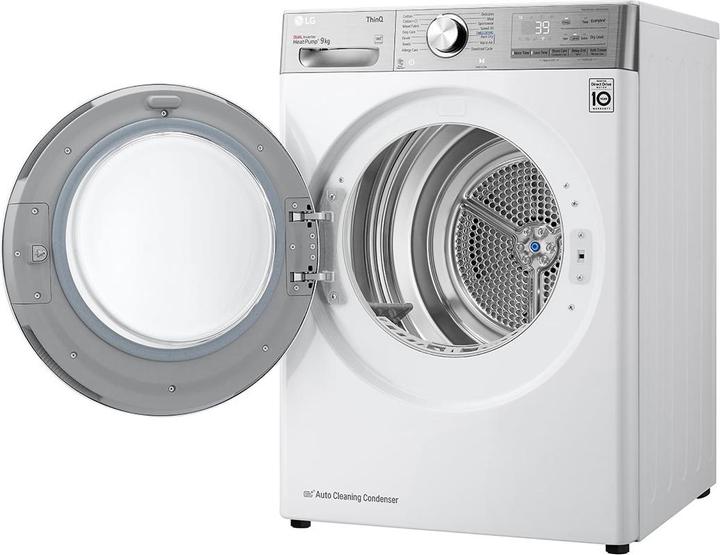 Actual product image LG RH90V9AV2QR tumble dryer Freestanding Front-load A+++ White (9 kg, Right)