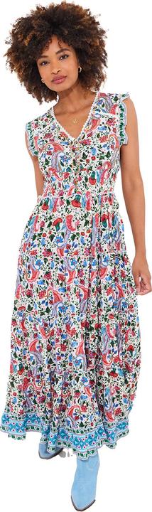 Actual product image Joe Browns Beaded Floral Button Maxi Dress (38)