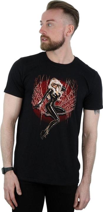 Produktbild Black Cat Spider Web TShirt (M)