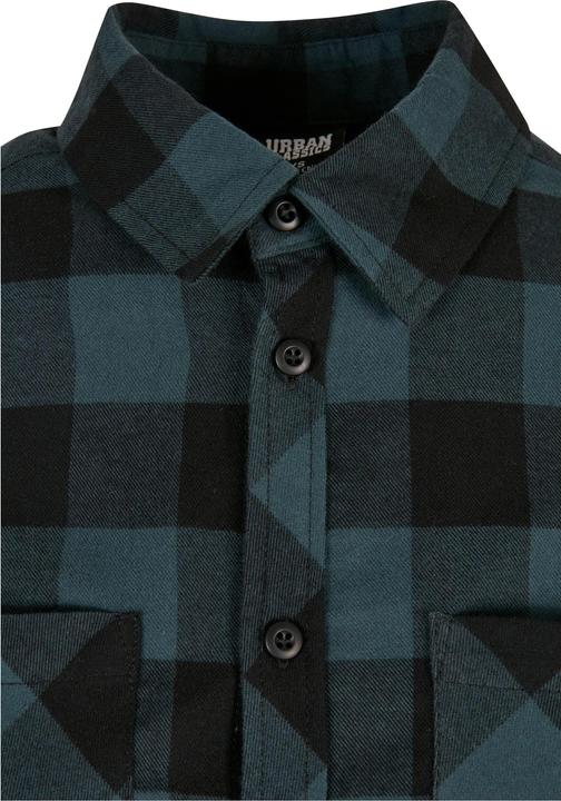 Actual product image Urban Classics Ladies Turnup Checked Flannel Shirt - 1180 (XXL)