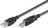 Actual product image Goobay USB 2.0 Hi-Speed Cable, Black, 1.8 m (1.80 m, USB 2.0)