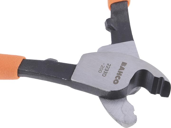 Image du produit Bahco Coupe-câble avec poignées revêtues de PVC pour câbles Cu et Al 200 mm (200 mm)
