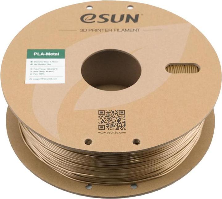 Image du produit eSUN Filament ePLA-Metal Bronze 1.75mm 1Kg (PLA, 1.75 mm, 1000 g, Or)