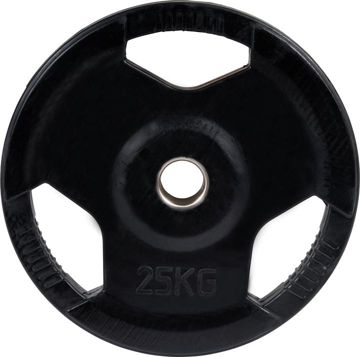 Actual product image Sport-Thieme Rubberized competition weight plates 50 mm (7 x 2.5 kg)