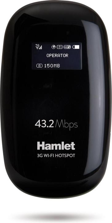 Hamlet Routeur de partage de réseau Wi-Fi 3G pouvant accueillir jusqu'à 10 appareils avec emplacement