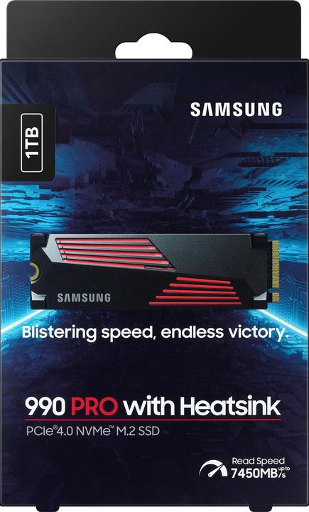 Image du produit Samsung 990 Pro with Heatsink (1000 Go, M.2 2280)