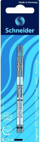 Produktbild Magni Kugelschreibermine 775 M 2 Stück schwarz (Nachfülleinheit, Schwarz)
