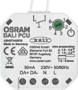 Produktbild Osram DALI PCU - Tastersteuergerät für 25 DALI-EVGs, Unterputzdoseneinbau