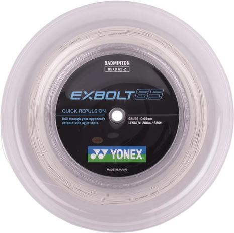 Produktbild Yonex BG EXBOLT65 / 200m-Rolle, weiss, 0,65mm