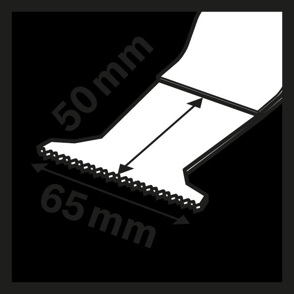 Actual product image Bosch Zubehör StarlockPlus BIM plunge cut saw blade PAII 65 APB Wood and Metal, 65 x 50 mm