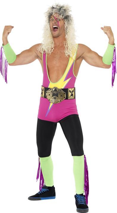 Actual product image Smiffys Retro wrestler costume (M)