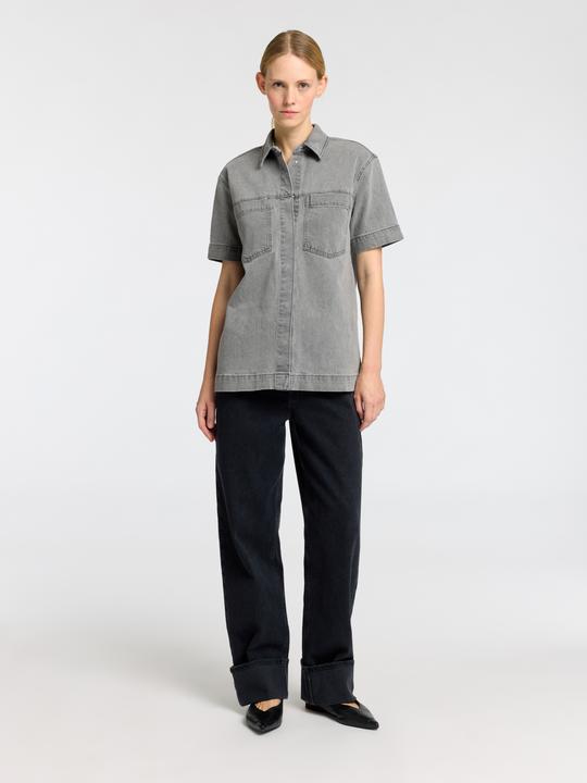 Actual product image Selected Femme Oversized denim shirt (40)