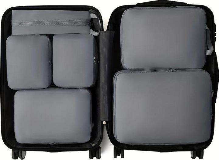 Only-Bags.Store 6pcs Kompression Packen Würfel Set - Travel Storage Bag Organizer für Gepäck - Polyester Material