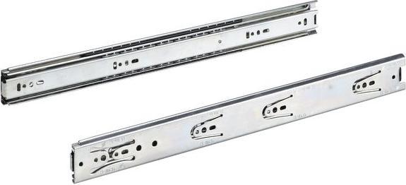 Actual product image Hettich Schubladenschiene Vollauszug 450 mm chromatiert 2 Stück