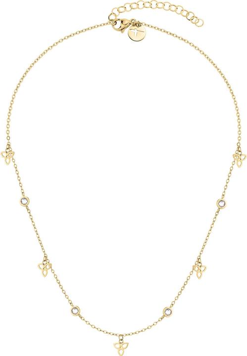 Produktbild Tamaris Stylish gold-plated necklace with zircons TJ-0002-N-45 (L) (Edelstahl, 40 cm)