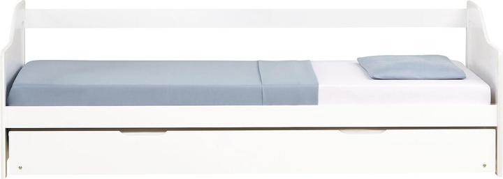 Actual product image Floki24 Children's bed Functional bed Youth bed Pull-out bed Bunk bed Guest bed - white, 90 x 200 cm (90 x 200 cm)