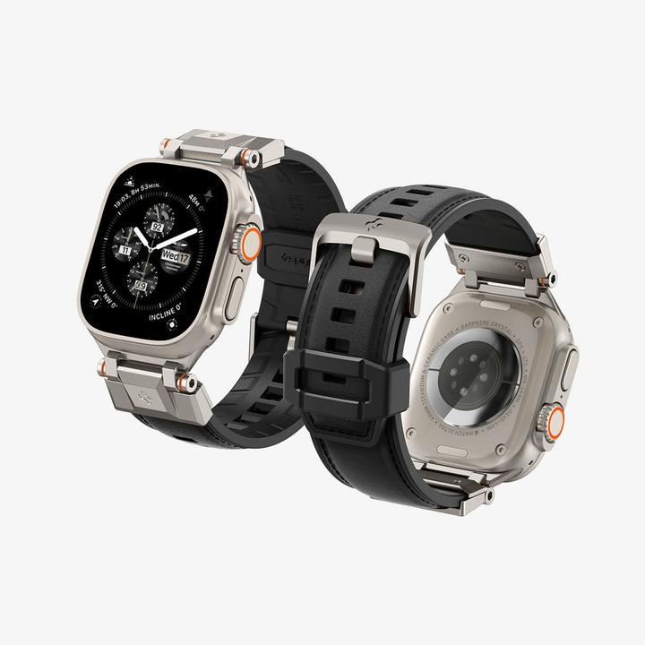 Actual product image Spigen DuraPro Armor PU Apple Watch (49mm) Band (Polyurethane (PU), Thermoplastic polyurethane (TPU))