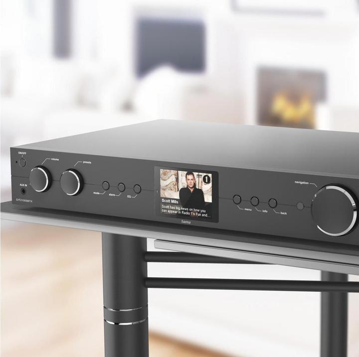 Actual product image Hama DIT2105SBTX (Web radio, DAB+, DAB, FM, UNDOC, Bluetooth, Wi-Fi)