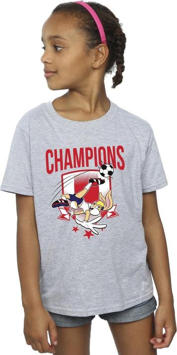 Image du produit Looney Tunes - T-shirt LOLA FOOTBALL CHAMPIONS - Fille (140, 146)