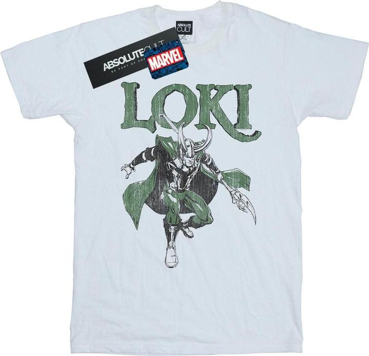 Actual product image Womens/Ladies Loki Scepter Cotton Boyfriend T-Shirt (L)