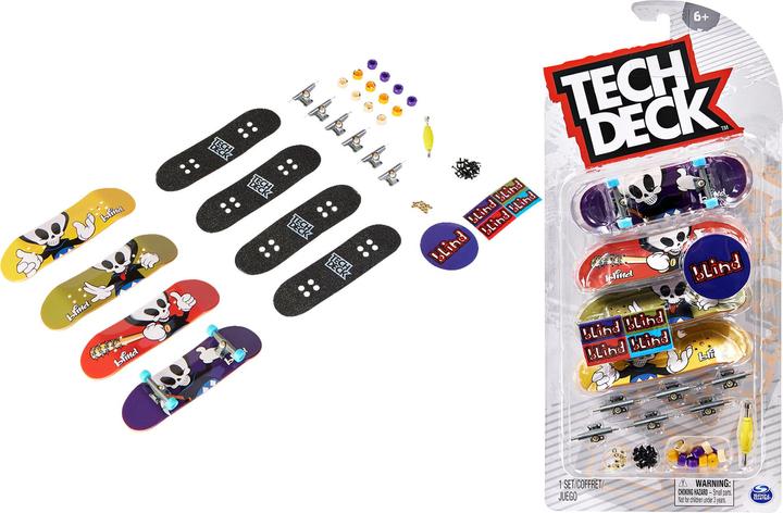 Actual product image Tech DECK Skateboards, 4 pcs. (German, French, Italian, English)