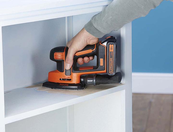 Actual product image Black & Decker Battery Mouse BDCDS18 (Multi sanders, 27 W)