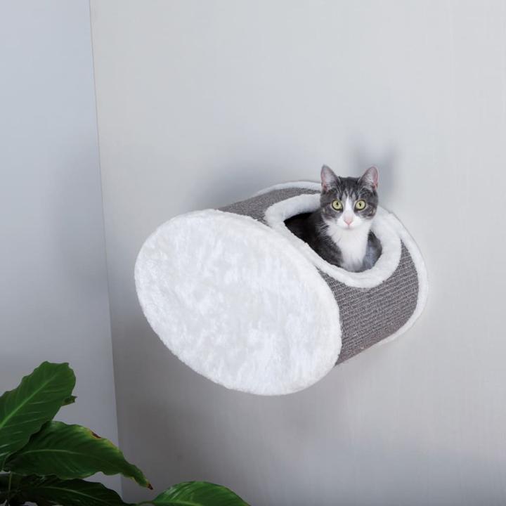 Produktbild Trixie Kuschelhöhle zur Wandmontage (30 cm, Grau, Weiss)