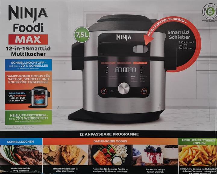 Produktbild Ninja OL650EUFoodi MAX 12-in-1 SmartLid Multikocher (CH-Stecker)