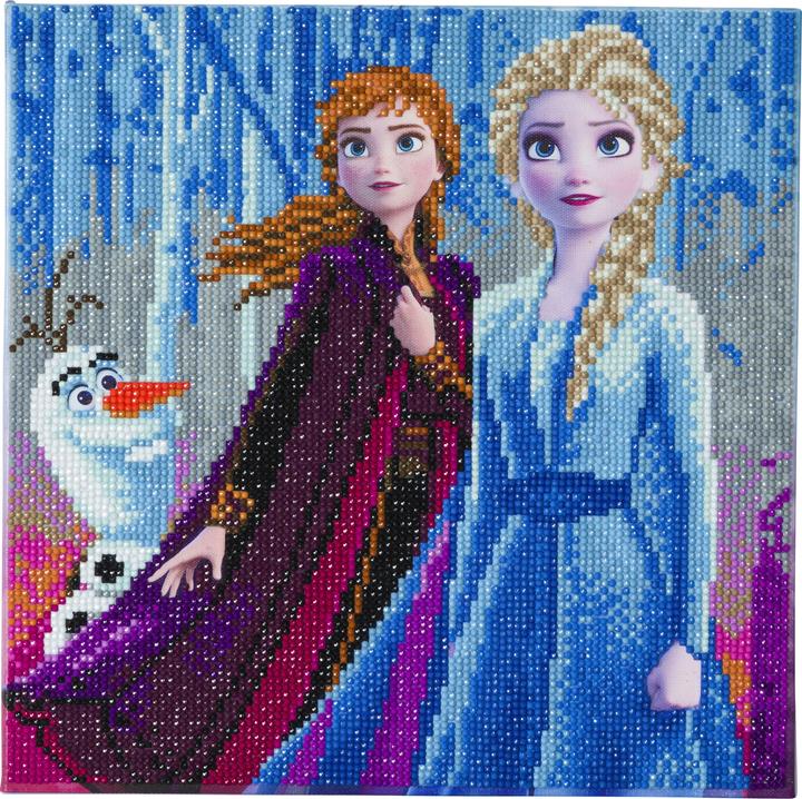 Image du produit Craft Buddy Elsa, Anna & Olaf, 30x30cm Crystal Art Kit