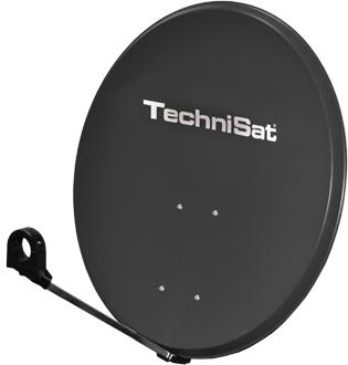 TechniSat TechniDish 80 Satellitenantenne Schwarz (37.40 dB, DVB-T / -T2)