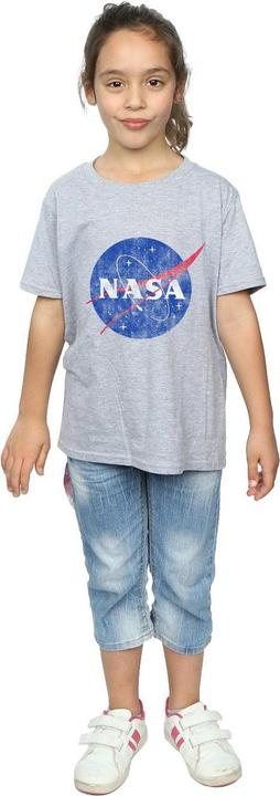 Immagine prodotto Nasa Classic Insignia Logo Distressed Maglietta Ragazze (116)