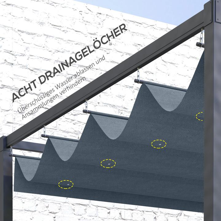 Actual product image Outsunny Replacement roof for 3 x 2.15 m garden pavilions (286 cm, 245 cm)