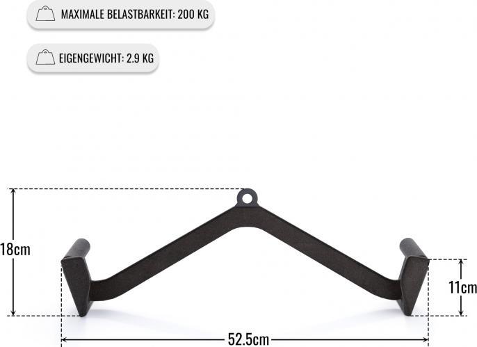 Image du produit Gorilla Sports Poignée de traction latissimus/d'aviron