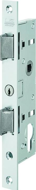 MSL Tubular frame mortise double latch lock PORTA 1927 (Profile double cylinder)