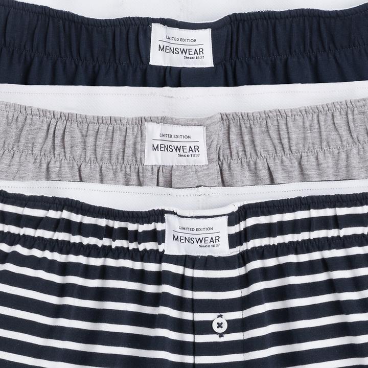 Produktbild La Redoute Collections 3er-Pack Boxershorts aus Stretch-Jersey (M, 3er Pack)