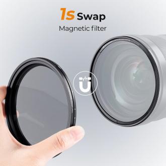 Image du produit K&F Concept Grauer einstellbarer Magnetfilter Nano-X MRC Fader ND2-32 - 72 mm (72 mm, Filtre gris neutre, 72 mm)