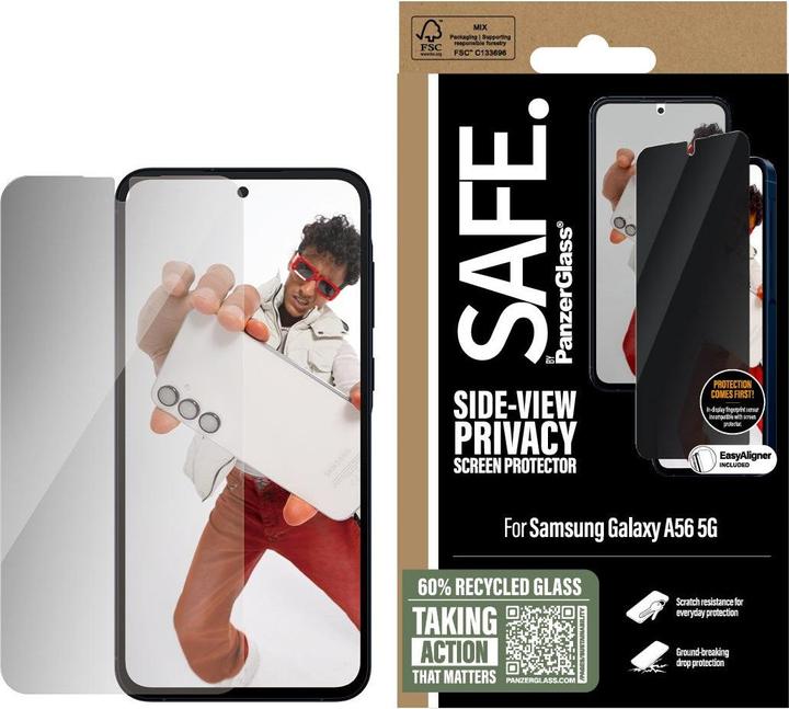 Immagine prodotto PanzerGlass Safe By Privacy (1 Pezzo/i, Samsung Galaxy A56)