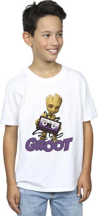 Actual product image Guardians of the Galaxy Boys Groot Casette T-Shirt (104)